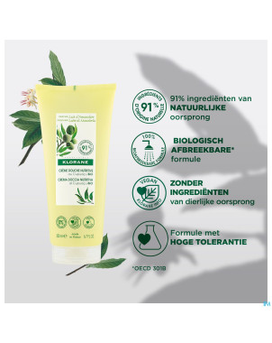 Klorane corps douche cr lait amandier 200ml