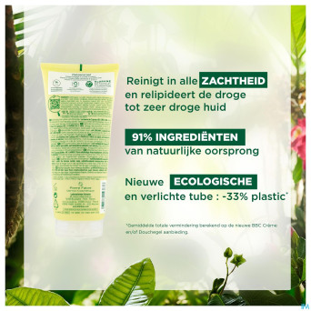 Klorane corps douche cr lait amandier 200ml