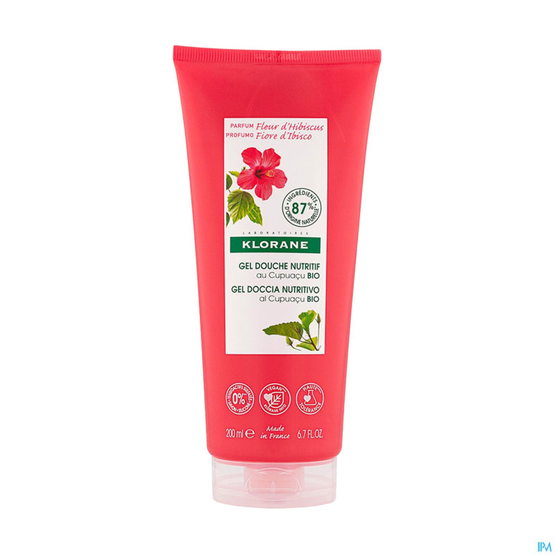 Klorane corps douche cr fleur hibiscus 200ml nf