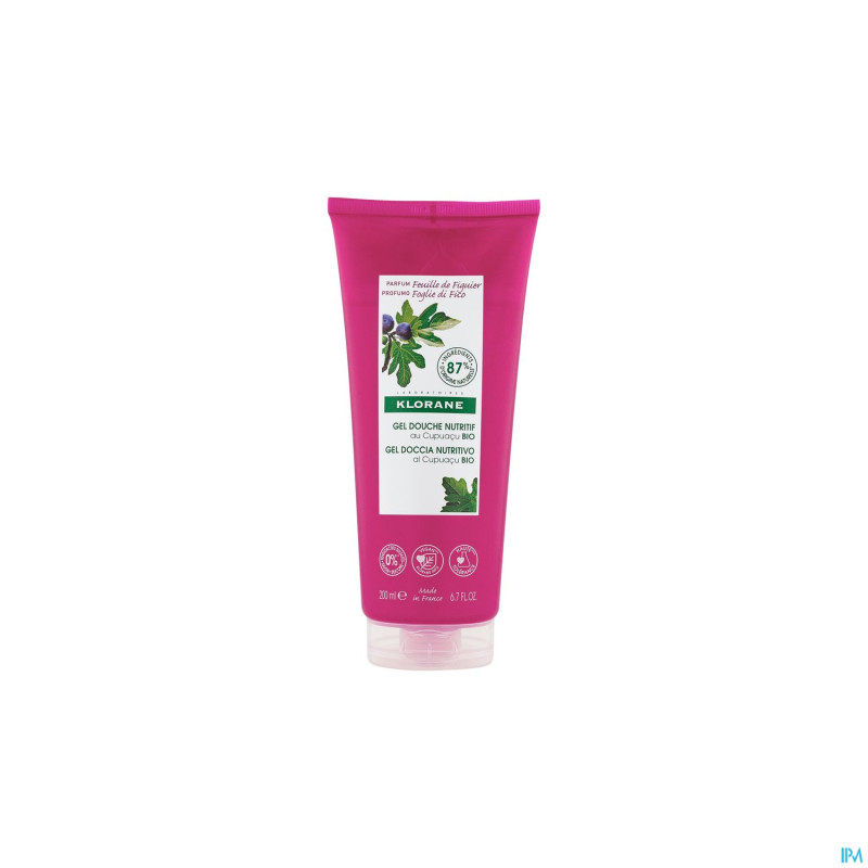 Klorane corps douche gel feuille figuier 200ml