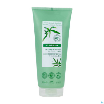 Klorane corps douche gel seve bambou 200ml nf