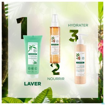 Klorane corps douche gel seve bambou 200ml nf