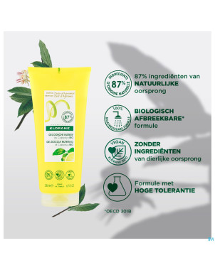 Klorane corps douche gel zeste agrumes 200ml nf