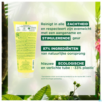 Klorane corps douche gel zeste agrumes 200ml nf