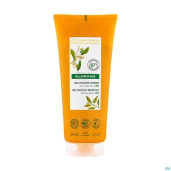 Klorane corps douche gel fleur oranger 200ml nf