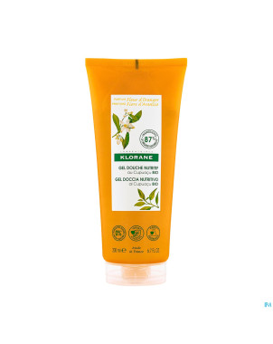 Klorane corps douche gel fleur oranger 200ml nf