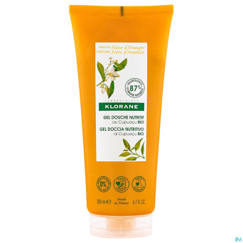 Klorane corps douche gel fleur oranger 200ml nf