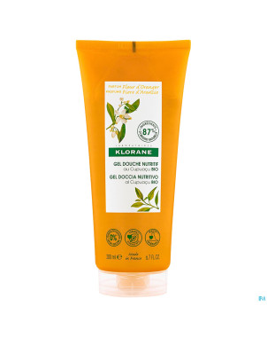 Klorane corps douche gel fleur oranger 200ml nf