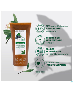 Klorane corps douche gel feve tonka 200ml