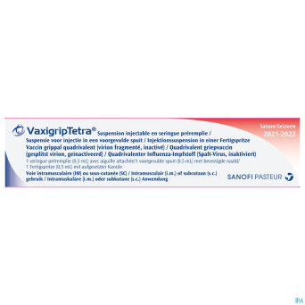 Vaxigrip tetra susp inj ser preremp.  0,5 ml 2020