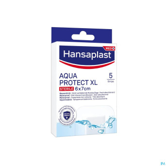 Hansaplast aqua protect strips sterile xl 5