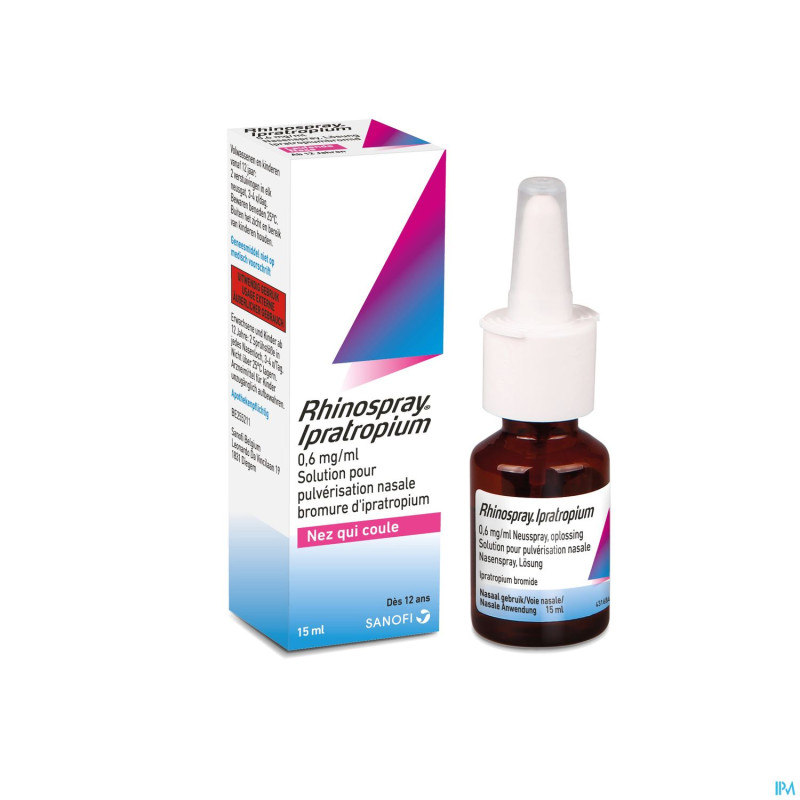 Rhinospray ipratropium 0,6mg/ml sol nasale 15ml