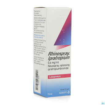 Rhinospray ipratropium 0,6mg/ml sol nasale 15ml
