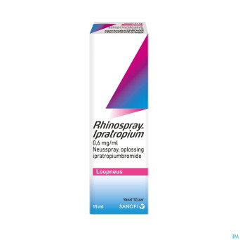 Rhinospray ipratropium 0,6mg/ml sol nasale 15ml