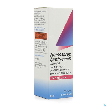 Rhinospray ipratropium 0,6mg/ml sol nasale 15ml