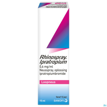 Rhinospray ipratropium 0,6mg/ml sol nasale 15ml