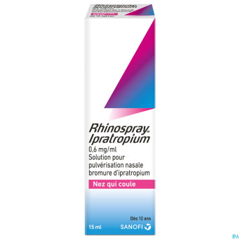 Rhinospray ipratropium 0,6mg/ml sol nasale 15ml