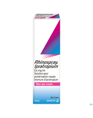Rhinospray ipratropium 0,6mg/ml sol nasale 15ml