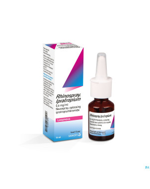 Rhinospray ipratropium 0,6mg/ml sol nasale 15ml