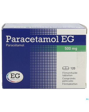 Paracetamol eg 500mg comp pell 120 blister