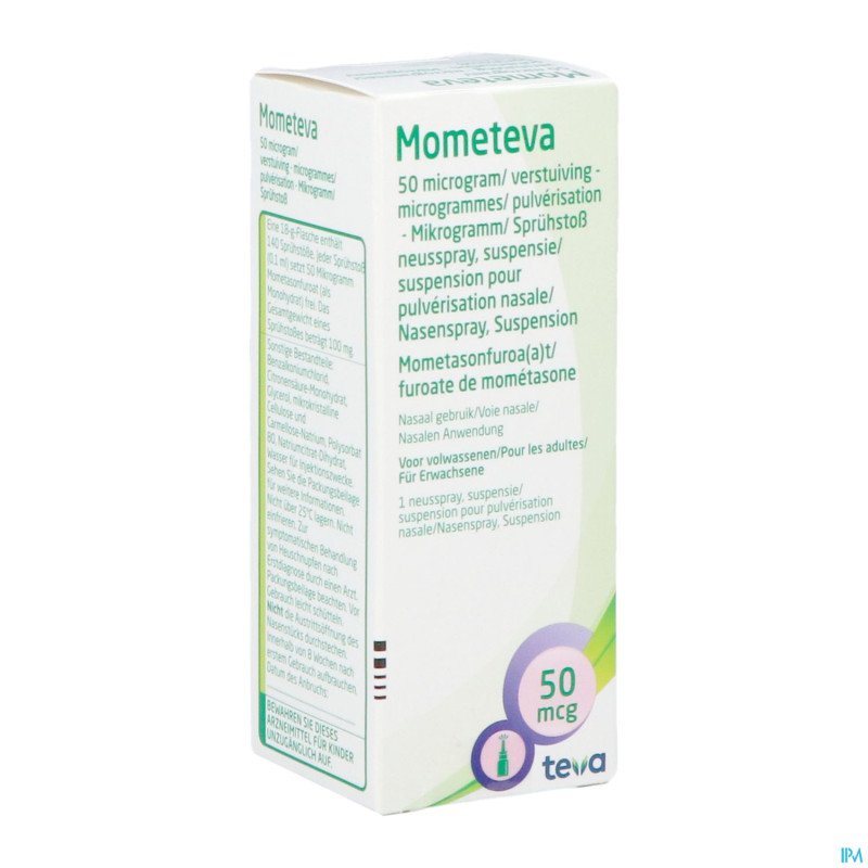Mometeva spray nasal susp 50mcg/pulv pulv 140