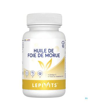 Huile foie de morue caps 90 lepivits