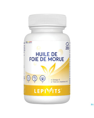 Huile foie de morue caps 200 lepivits