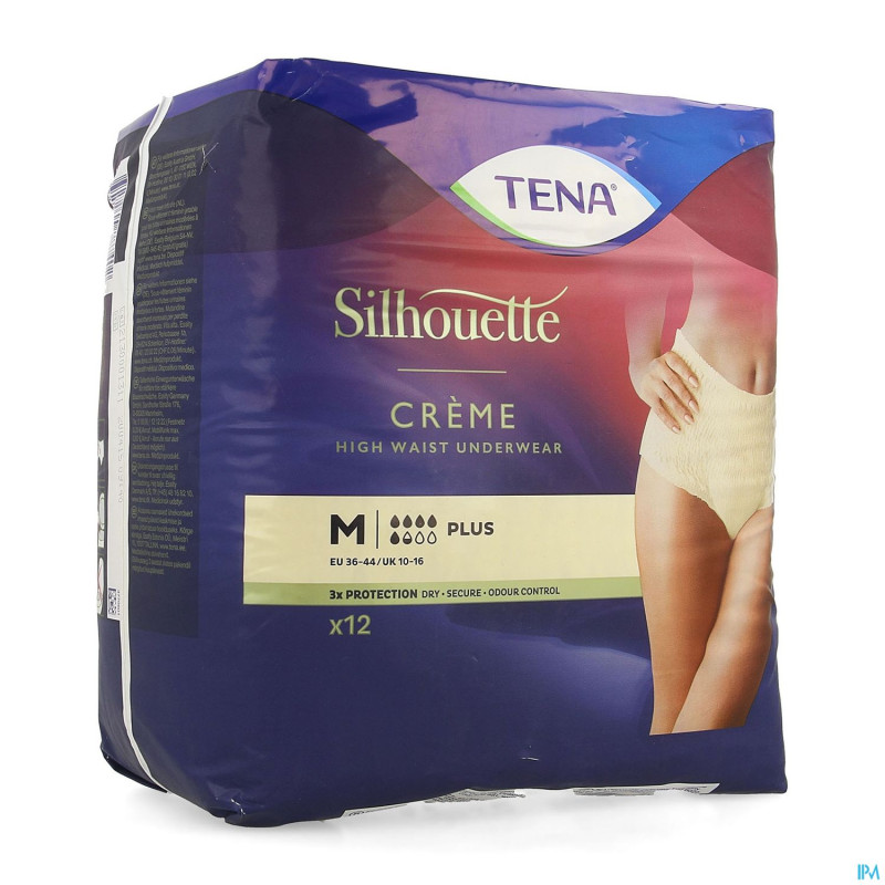 Tena silhouette plus creme high waist m 12  782512