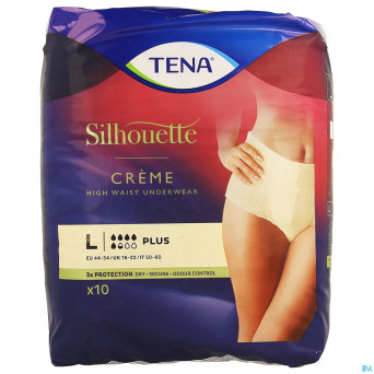 Tena silhouette plus creme high waist l 10  782610