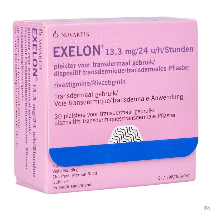 Exelon 13,3mg/24h dispositif transdermique  30
