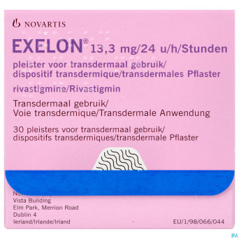 Exelon 13,3mg/24h dispositif transdermique  30