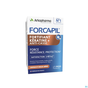 Forcapil keratine+    caps 60