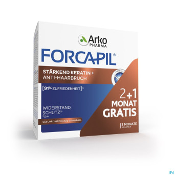 Forcapil keratine+ lot    caps 180