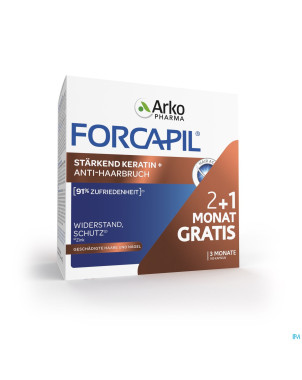 Forcapil keratine+ lot    caps 180