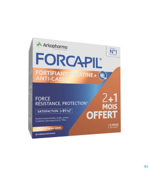 Forcapil keratine+ lot    caps 180