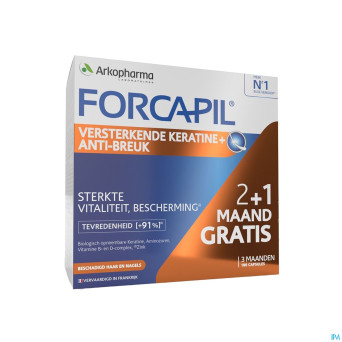Forcapil keratine+ lot    caps 180