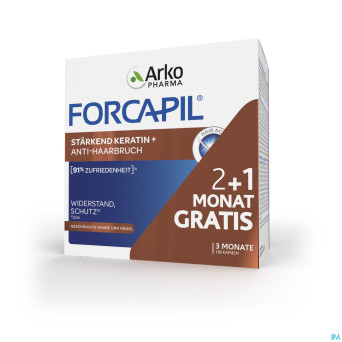 Forcapil keratine+ lot    caps 180