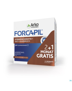 Forcapil keratine+ lot    caps 180