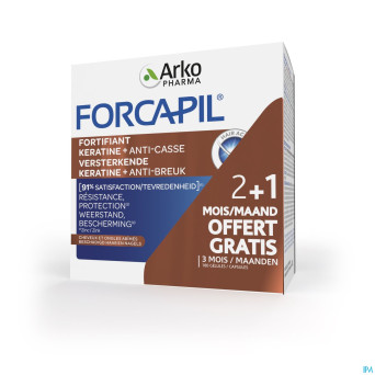 Forcapil keratine+ lot    caps 180