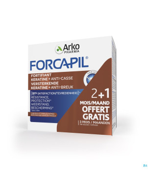 Forcapil keratine+ lot    caps 180