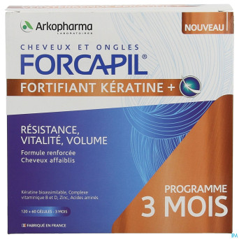 Forcapil keratine+ lot    caps 180
