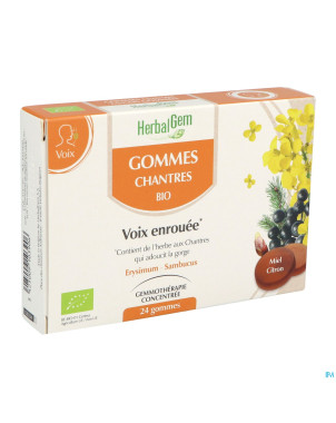 Herbalgem chantre bio    gommes 24