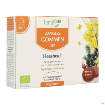 Herbalgem chantre bio    gommes 24