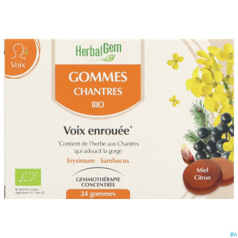 Herbalgem chantre bio    gommes 24