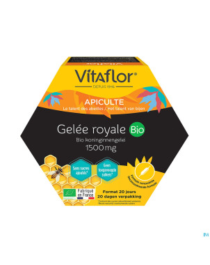 Vitaflor gelee royale bio1500mg amp 30x15 pack eco