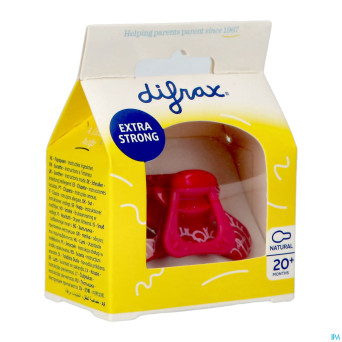 Difrax sucette natural 20m+ assorti