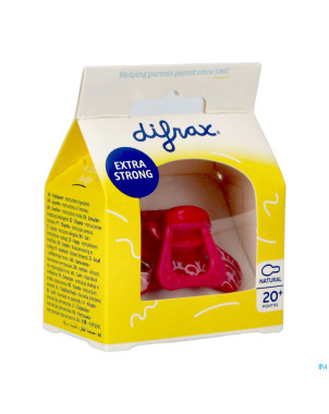 Difrax sucette natural 20m+ assorti