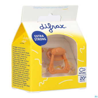 Difrax sucette natural 20m+ assorti