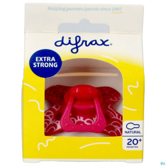 Difrax sucette natural 20m+ assorti