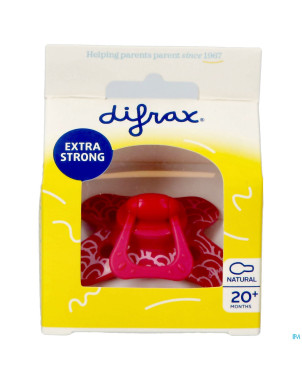 Difrax sucette natural 20m+ assorti